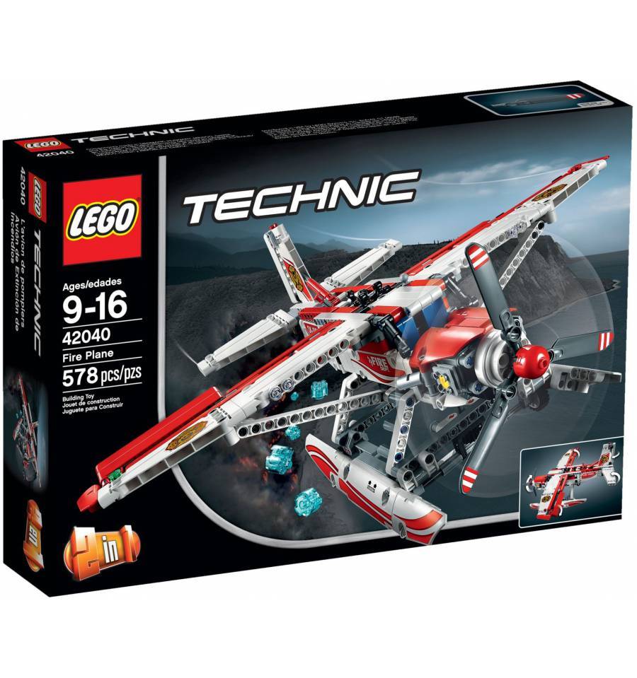 LEGO Technic 42040 Fire Plane Building Kit - lasalle_team5